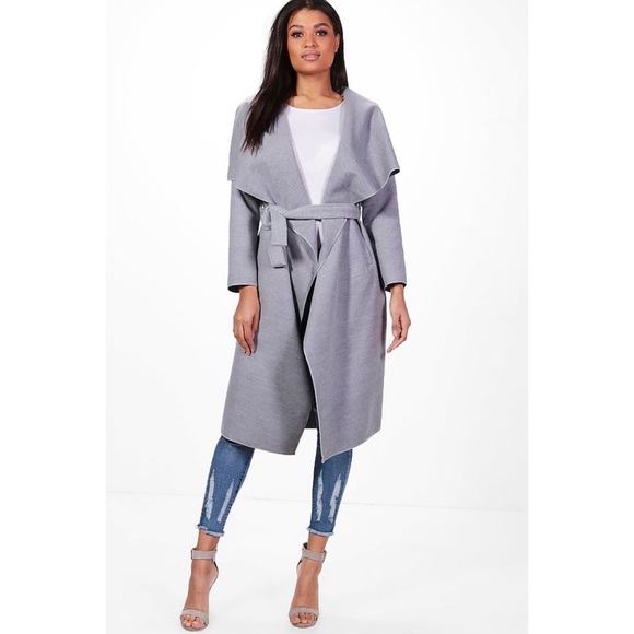 Boohoo Jackets & Blazers - ⚜️HP⚜️[boohoo] Belted Shawl Coat